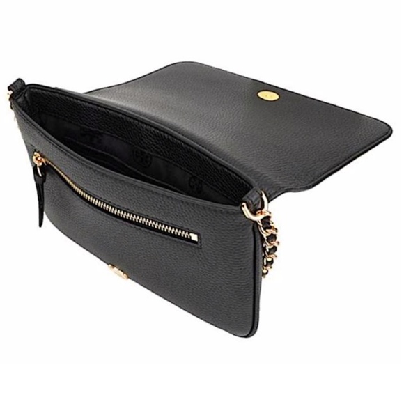 Tory Burch Cross Body Black with Tag Leather Clutch - Picture 9 of 13